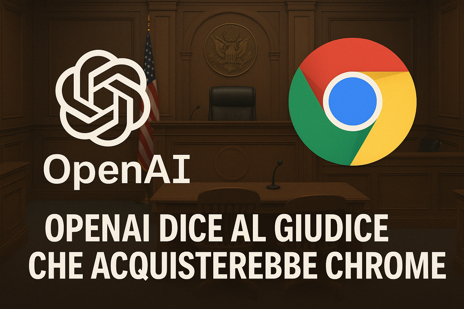 OpenAI Pronta ad Acquisire Chrome se Google sarà Costretto a Vendere