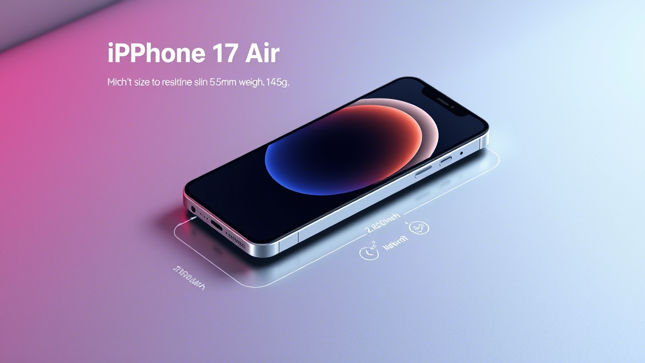 iPhone 17 Air: Un peso piuma, ma una batteria da… leggero?