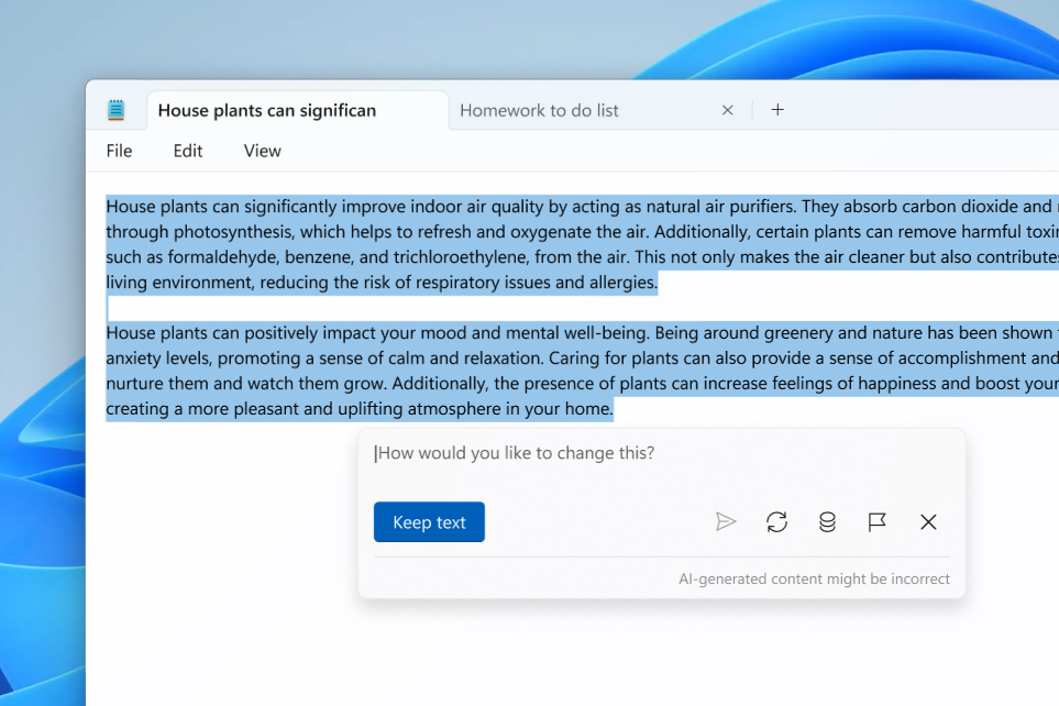 Notepad e Paint si aggiornano con l'Intelligenza Artificiale: Scrivere e Disegnare Entra in una Nuova Era